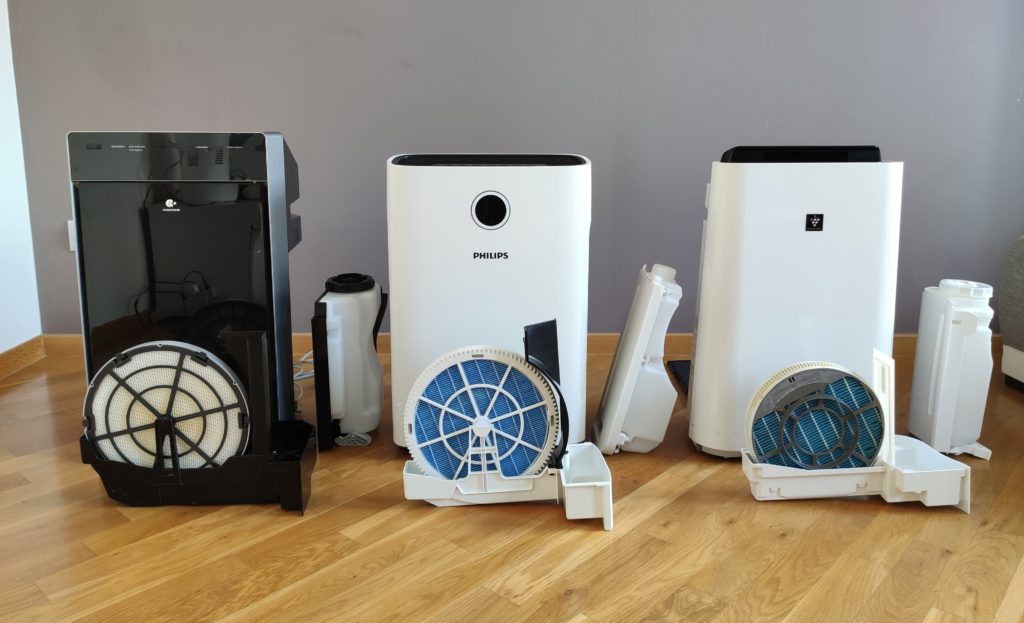 Oczyszczacze powietrza z funkcja nawilzania