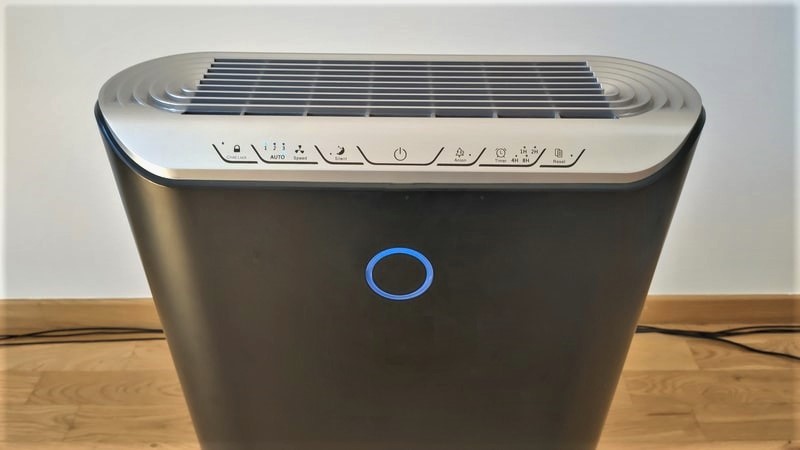 Klarta Stor panel sterowania i kolorowy wskaźnik jakości powietrza