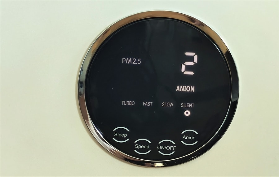 Wyświetlacz oczyszczacza Klarta Forste 3