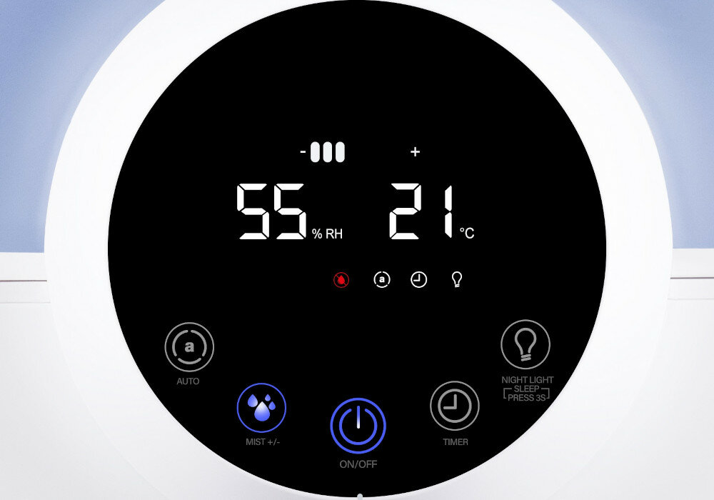 Wyświetlacz nawilżacza powietrza Milla Home MAH600