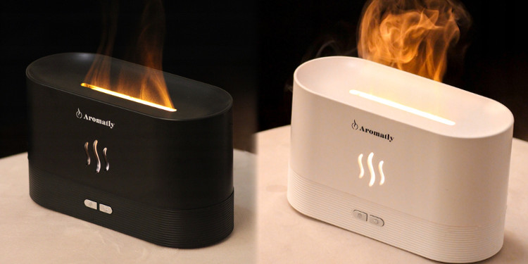 Nawilżacz z kominkiem Aromatly w dwóch kolorach