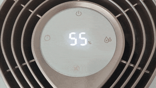 Ustawienia higrostatu w modelu Philips