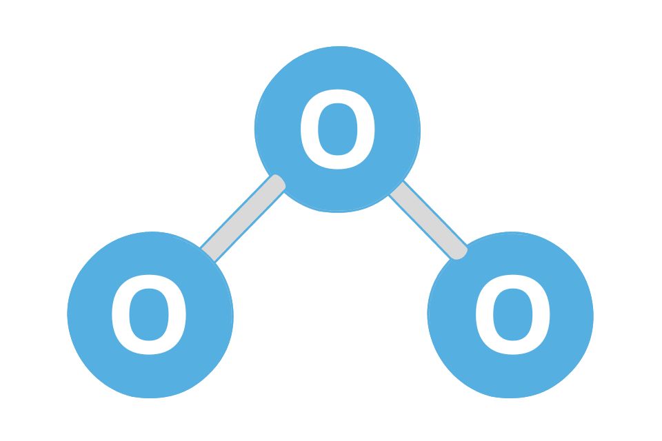 cząsteczka ozonu