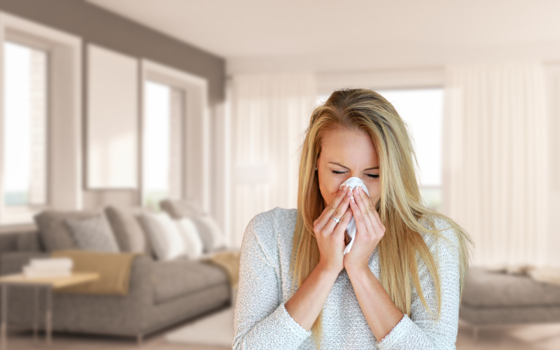 Syndrom chorego domu - objawy