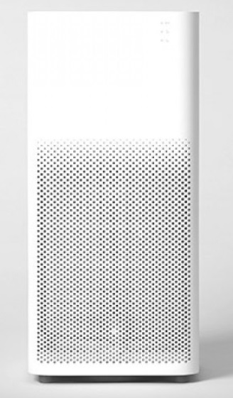 Oczyszczacz powietrza Xiaomi Air Purifier 2H na szarym tle.