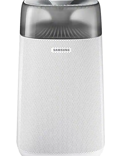 Oczyszczacz powietrza Samsung AX3300M na białym tle.